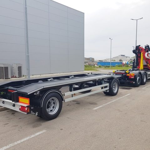 Abroll utility trailers