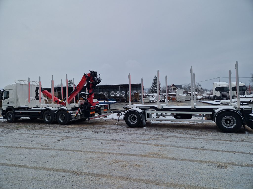 Epsilon Q150Z96 sa šumarskom prikolicom PSM240 za FULIN WOOD d.o.o.