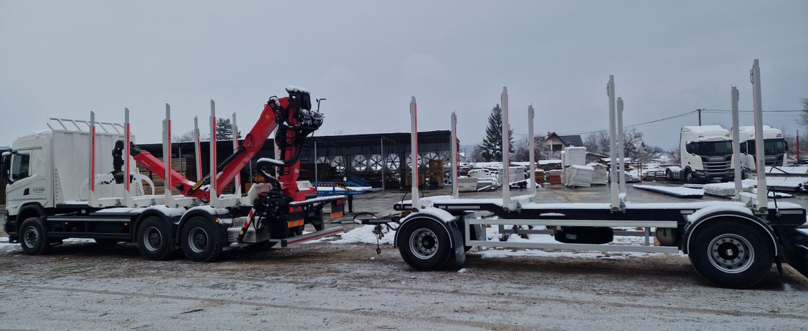 Epsilon Q150Z96 sa šumarskom prikolicom PSM240 za FULIN WOOD d.o.o.
