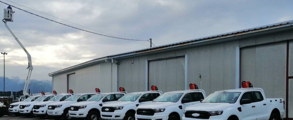 Specijalna pickup vozila sa Palfinger dizalicama za ZP Elektro Doboj