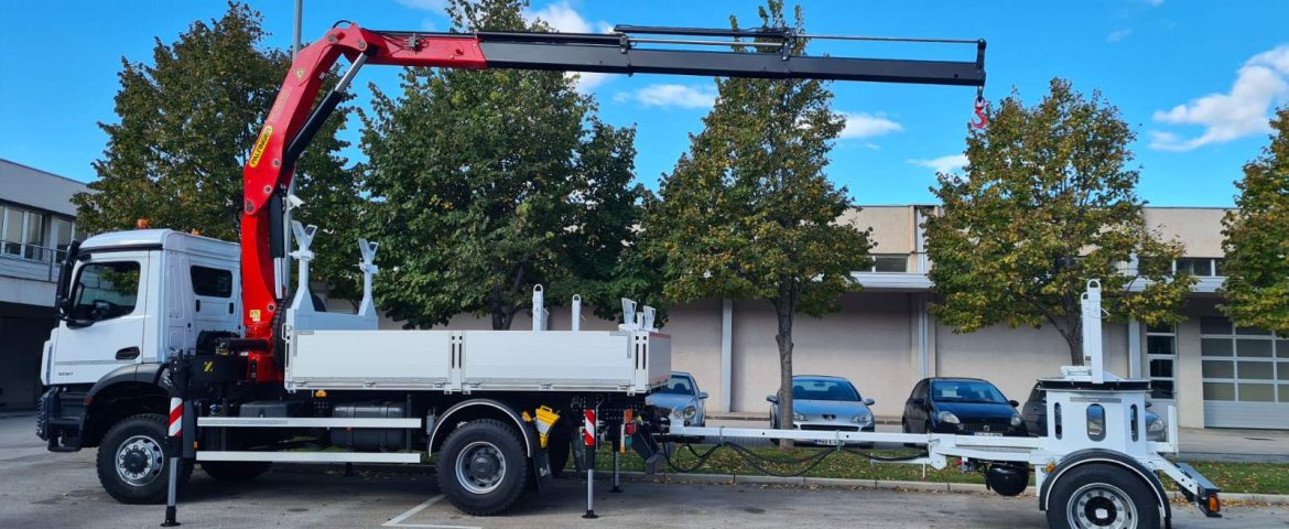 Novo vozilo sa Palfinger dizalicom PK18500 za JP Elektroprivreda HZ HB