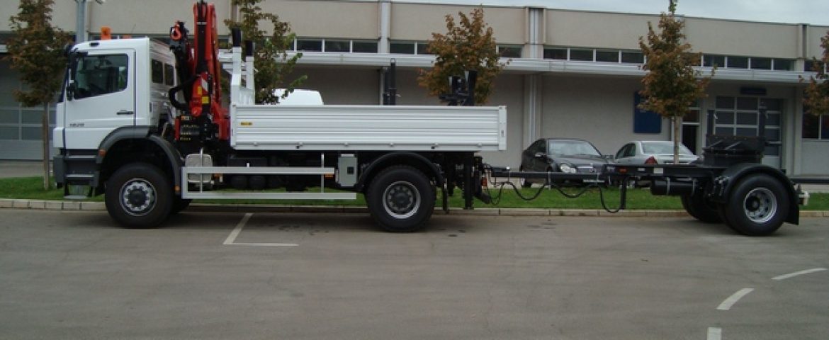 Kompletno rješenje za JP Elektroprivreda HZ HB Mostar: MB Axor 1828 sa dizalicom PK18500 i prikolicom PK JP09