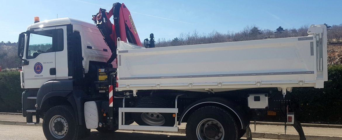 Novi kiper sa Palfinger dizalicom za JP Općina Ilidža